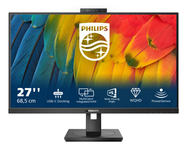 Монитор Philips 27B1U5601H, 27" IPS, 2560x1440 75Hz
