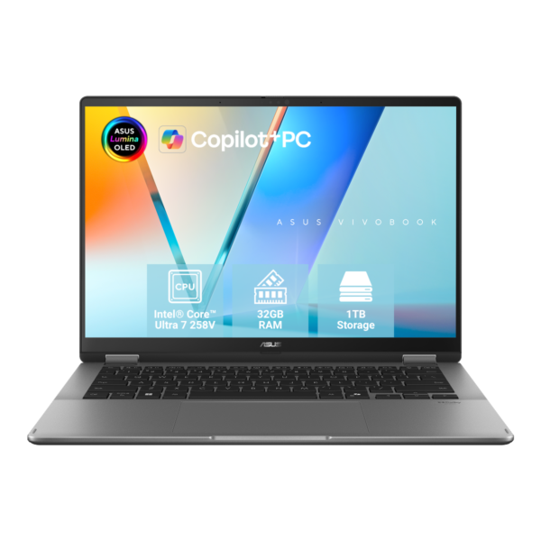 Лаптоп Asus Vivobook TP3407SA, 14" OLED WUXGA, 32GB RAM