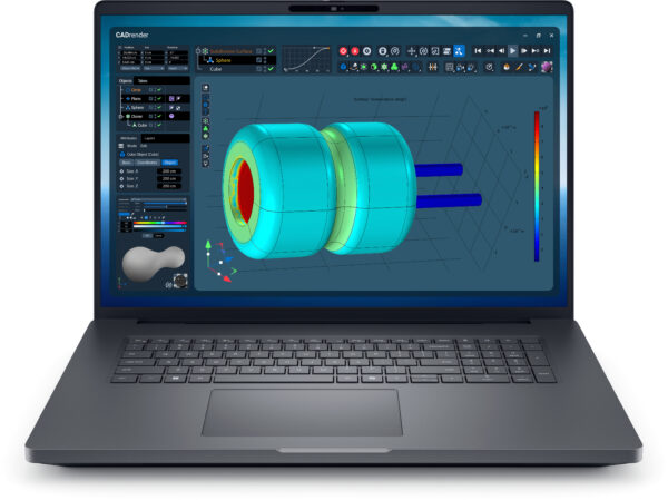 Лаптоп Dell Pro Max 18 Plus, 18" 120Hz, Ultra 7 265HX, 32GB/1TB