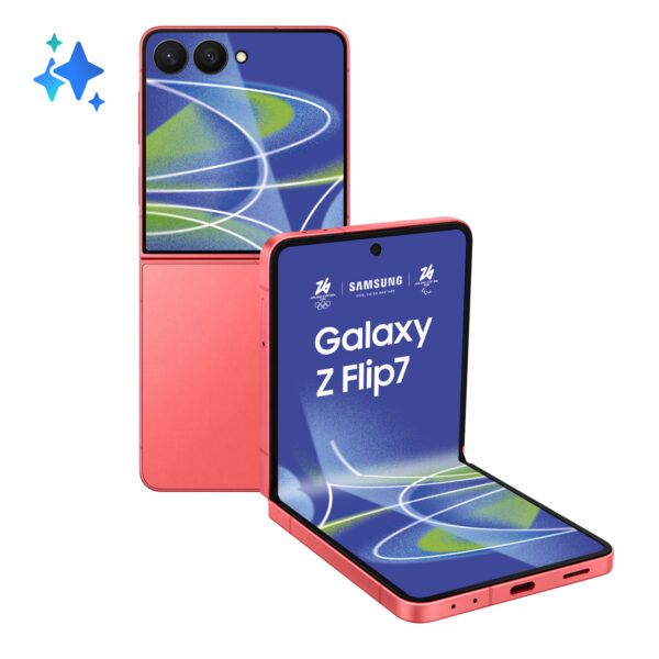 Смартфон Samsung Galaxy Flip 7, 256 GB, коралово червен