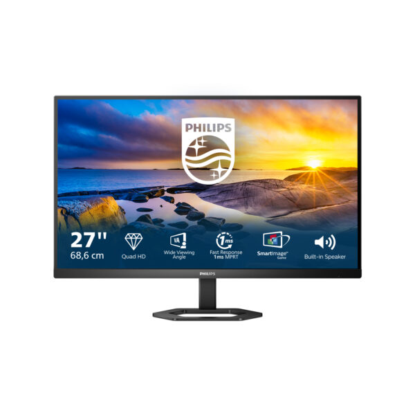 Монитор Philips 27E1N5500LA, 27" VA, 2560x1440 75Hz