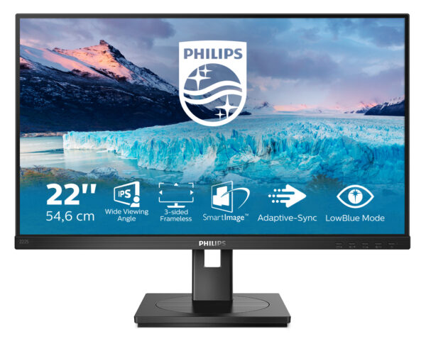 Монитор Philips 222S1AE, 21.5" IPS, 1920x1080 75Hz