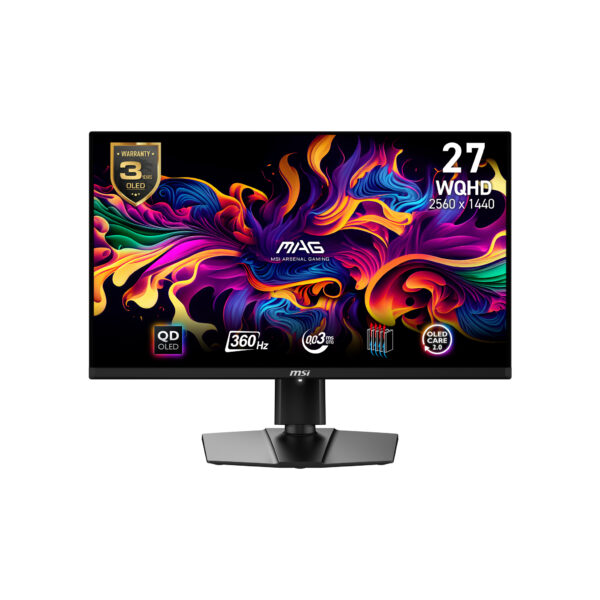 Монитор MSI MAG 271QPX, 26.5" QD-OLED, 2560x1440 240Hz