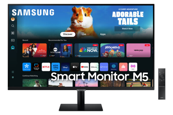 Монитор Samsung 32DM500, 32" VA FHD, Smart, Wi-Fi