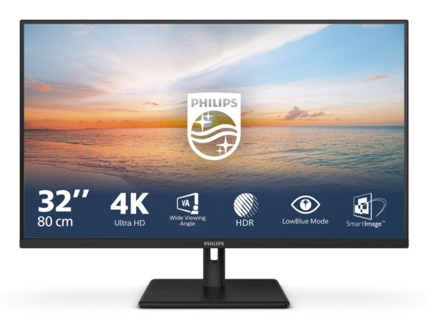 Монитор Philips 32E1N1800LA, 31.5" VA 4K UHD
