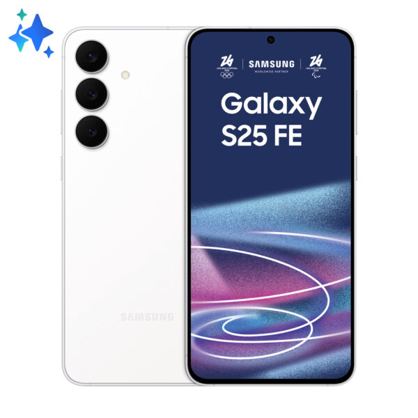 Смартфон Samsung Galaxy S25 FE, 128 GB, бял