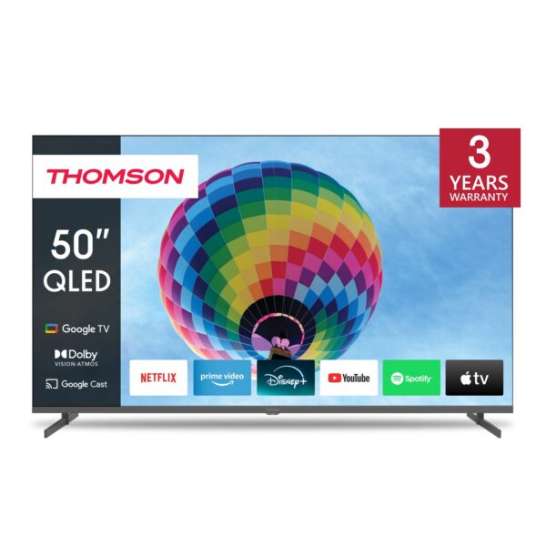 Телевизор Thomson 50QG4S14, 50" QLED 4K Google TV