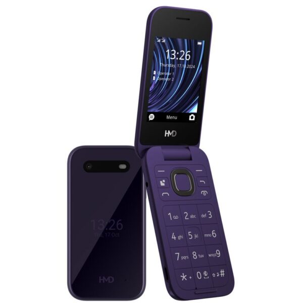 Телефон HMD 2660 Flip, лилав