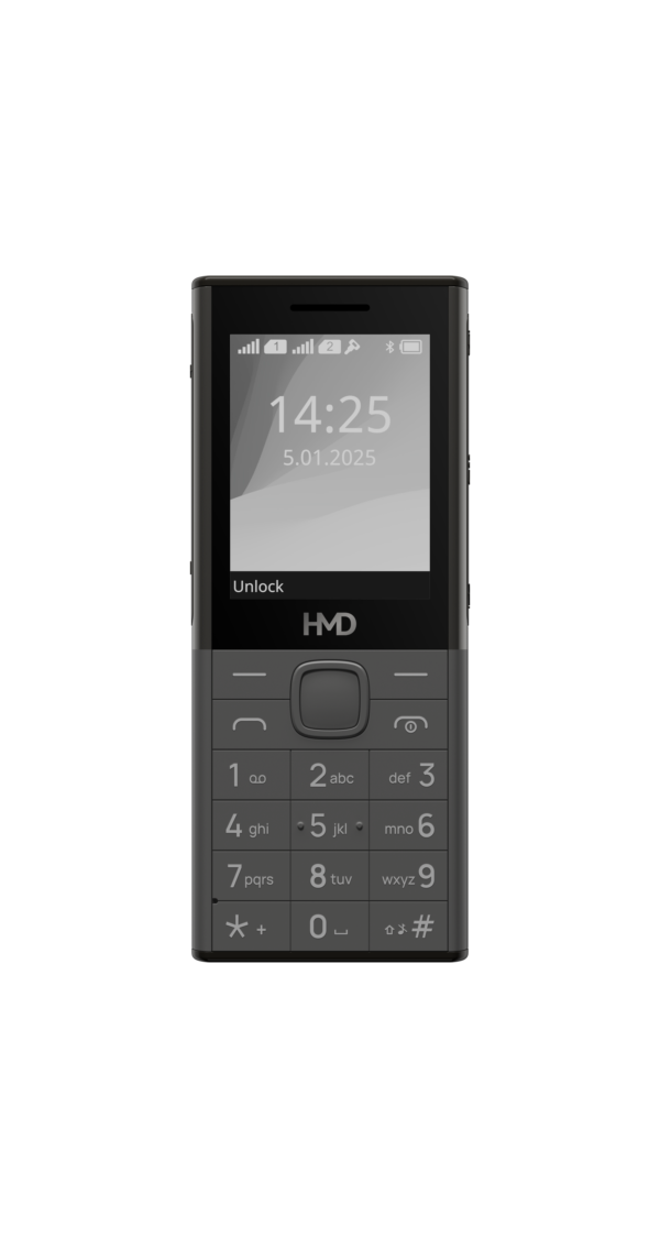 Телефон HMD 150 Music, тъмносив