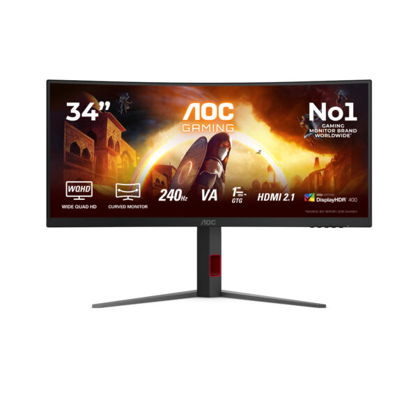 Монитор AOC CU34G4Z, 34" 3440x1440 1ms