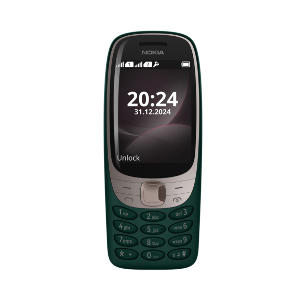Телефон Nokia 6310 (2025), зелен