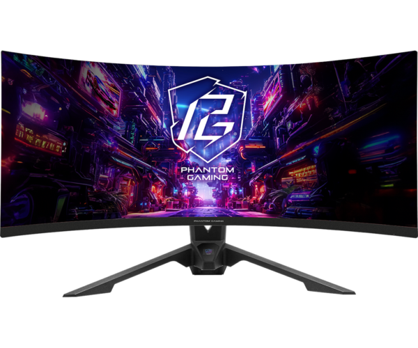Монитор ASRock PG34QRT3A, 34" VA 2560x1440 180Hz