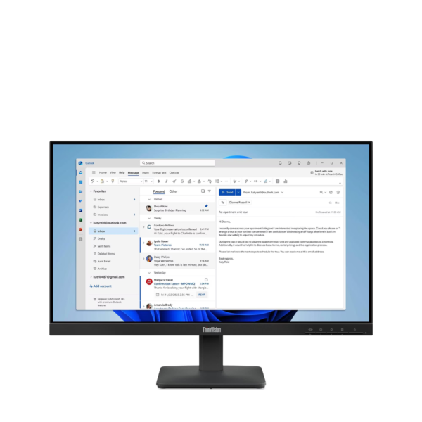 Монитор Lenovo ThinkVision S24-4e, 23.8" IPS FHD 60Hz
