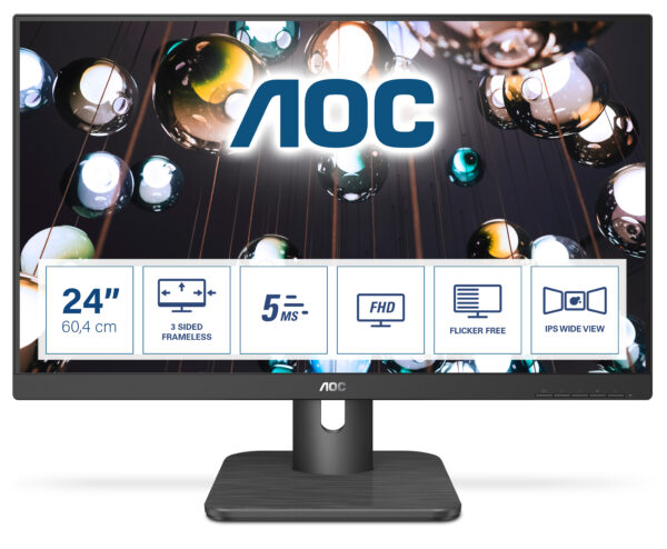 Монитор AOC 24E1Q, 23.8" IPS FHD 60Hz