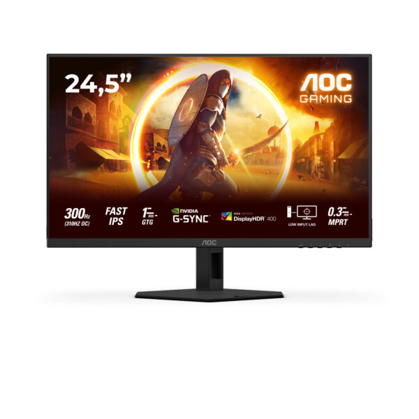 Монитор AOC 25G4SRE, 24.5" IPS, 1920x1080 310Hz