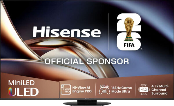 Телевизор Hisense 85U8Q, 85" Mini LED Pro, 165Hz