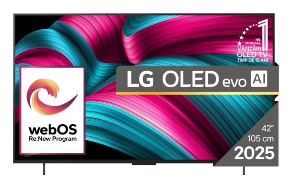 Телевизор LG OLED42C51LA, 42" OLED evo 4K 120Hz