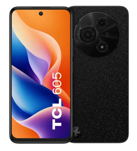 Смартфон TCL 605, 256 GB, черен