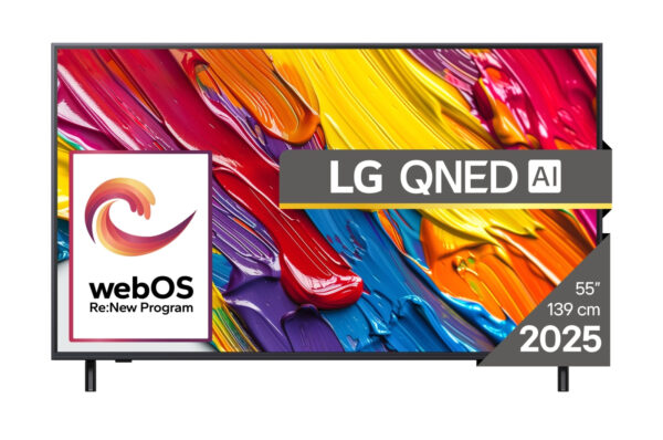Телевизор LG 55QNED82A3B, 55" 4K QNED HDR, webOS 25 Smart