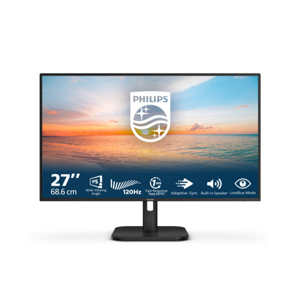Монитор Philips 27E1N1200A, 27" IPS FHD 120Hz