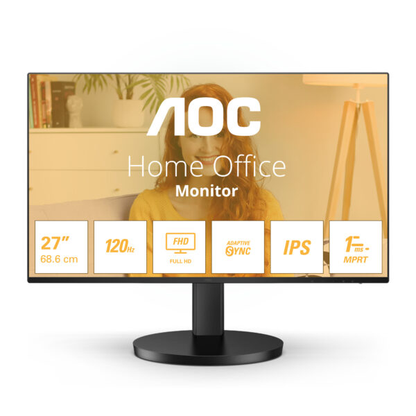 Монитор AOC 27B3HA2, 27" IPS Full HD