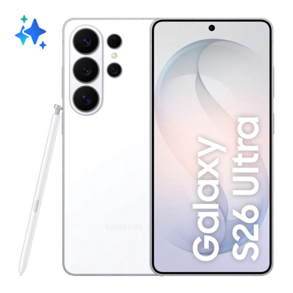Смартфон Samsung Galaxy S26 Ultra, 1 TB, бял