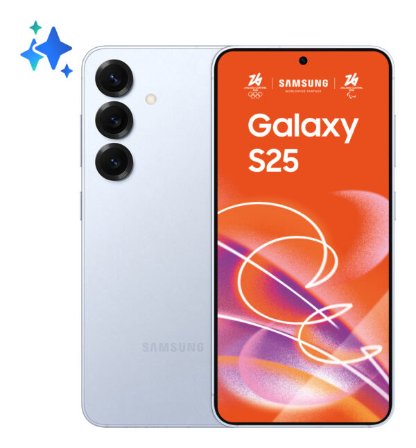 Смартфон Samsung Galaxy S25, 128 GB, ледено син