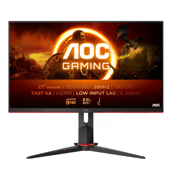 Монитор AOC 27G2ZN3, 27" VA, 1920x1080 280Hz