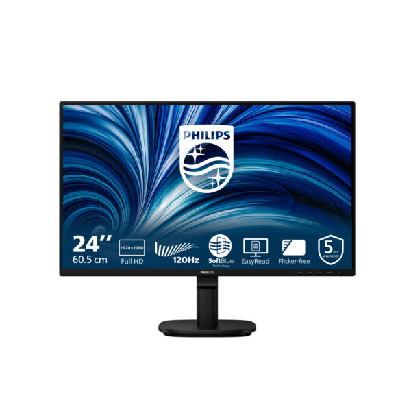 Монитор Philips 24B2N2200, 23.8" IPS, 1920x1080 120Hz