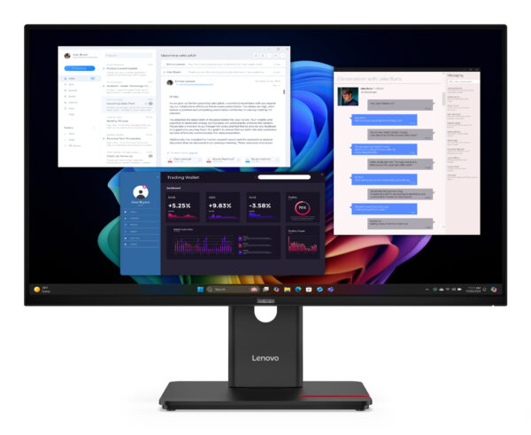 Монитор Lenovo ThinkVision T27ud-40, 27" IPS, 3840x2160 60Hz