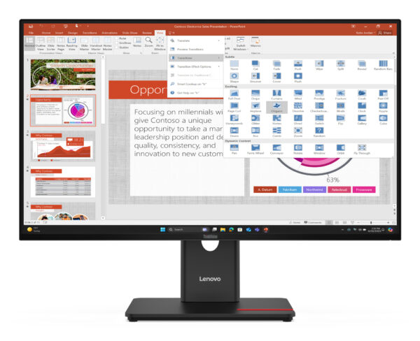 Монитор Lenovo ThinkVision T27-40, 27" IPS FHD 120Hz