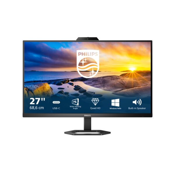 Монитор Philips 27E1N5600HE, 27" IPS, 2560x1440 75Hz