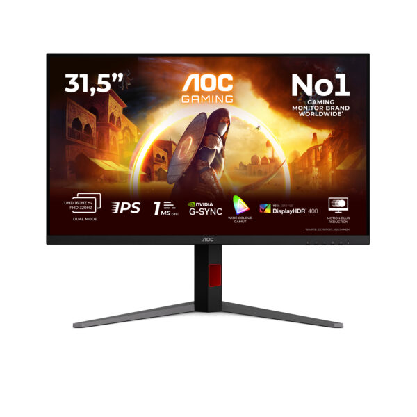 Монитор AOC Q32V4, 31.5" IPS, 2560x1440 75Hz