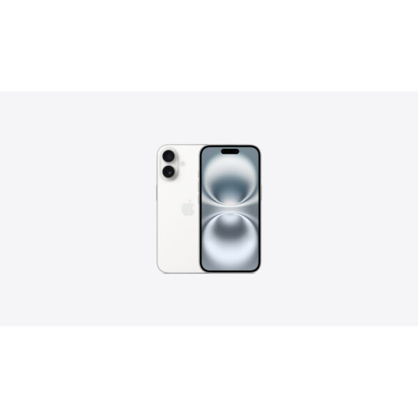 Смартфон Apple iPhone 16, 128 GB, бял