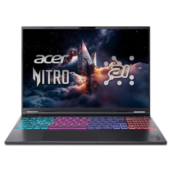 Лаптоп Acer Nitro 16S AI, 16" WQXGA 180Hz, Ryzen AI 9, 16GB/1TB, RTX 5070