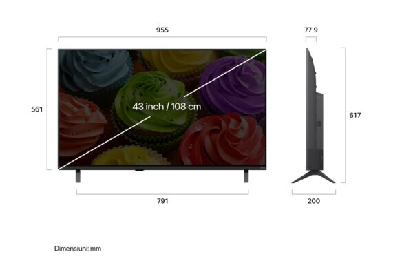 Телевизор LG 43LB65003LA, 43" LED Full HD Smart