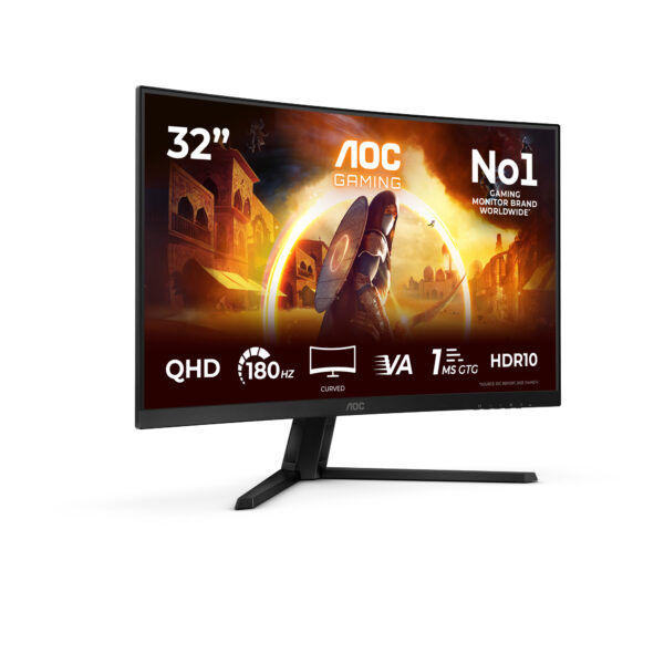 Монитор AOC CQ32G4VE, 31.5" Curved VA, 2560x1440 180Hz